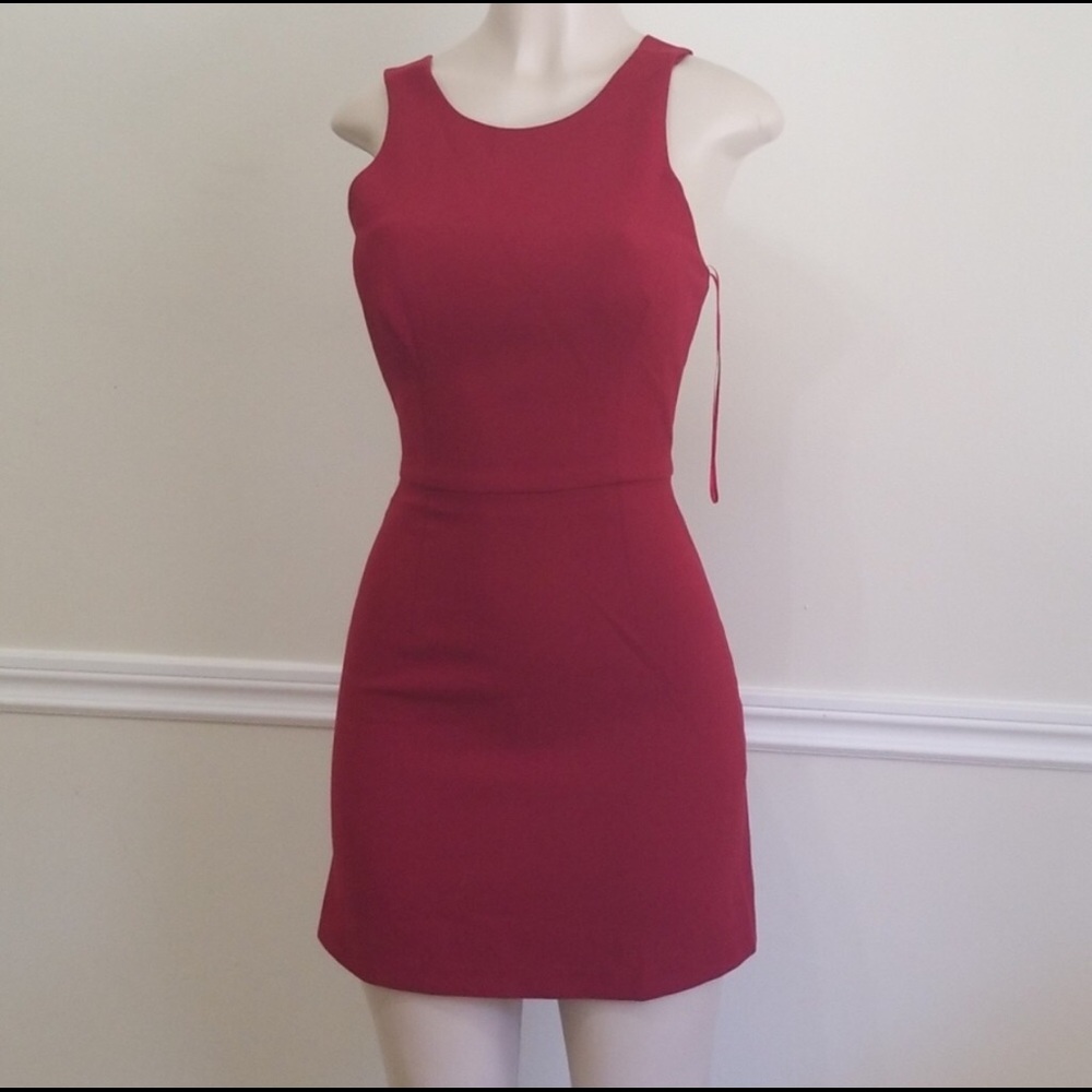 Red Mini Dress Size 4- French Connection